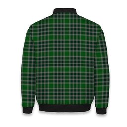 ScotsTee Shop Scottish MacDonald Lord of the Isles Hunting Crest Tartan Bomber Puffer Jacket