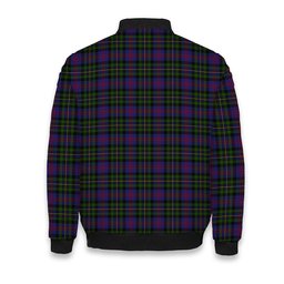 ScotsTee Shop Scottish MacCallum of Berwick Crest Tartan Bomber Puffer Jacket