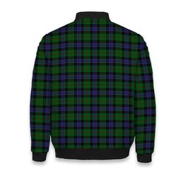 ScotsTee Shop Scottish Ogilvie of Inverarity VS 2 Crest Tartan Bomber Puffer Jacket