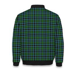 ScotsTee Shop Scottish Hunter of Peebleshire Ancient Crest Tartan Bomber Puffer Jacket
