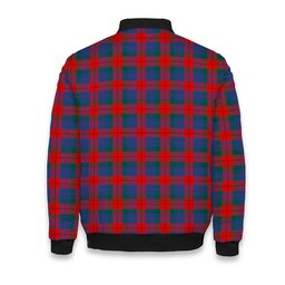 ScotsTee Shop Scottish Skene of Cromar Modern Crest Tartan Bomber Puffer Jacket