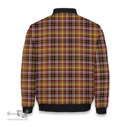 ScotsTee Shop Scottish McKay of Strathnaver Ancient Crest Tartan Bomber Puffer Jacket