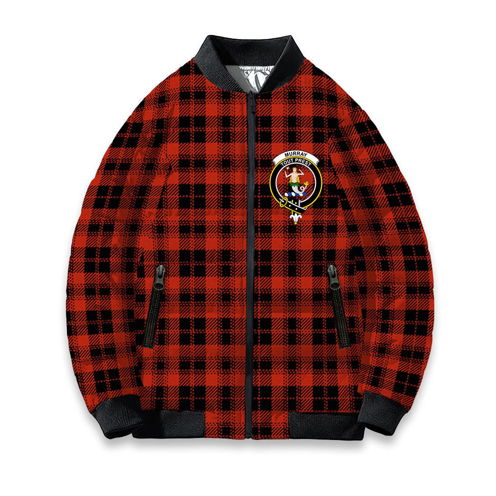 ScotsTee Shop Scottish Murray of Ochtertyre Ancient Crest Tartan Bomber Puffer Jacket