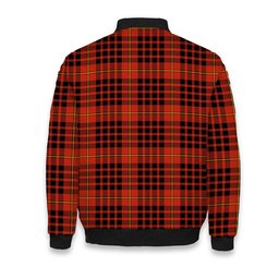 ScotsTee Shop Scottish MacDonald of Ardnamurchan Ancient Crest Tartan Bomber Puffer Jacket