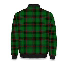 ScotsTee Shop Scottish Orrock Crest Tartan Bomber Puffer Jacket