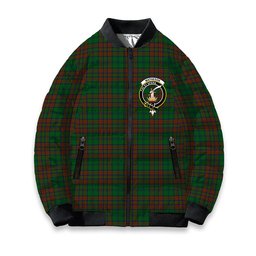 ScotsTee Shop Scottish Matheson Hunting Highland Society of London Crest Tartan Bomber Puffer Jacket