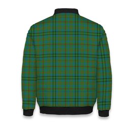 ScotsTee Shop Scottish Moncreiffe of Atholl Ancient Crest Tartan Bomber Puffer Jacket