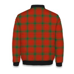 ScotsTee Shop Scottish McDonald of Sleat Ancient Crest Tartan Bomber Puffer Jacket