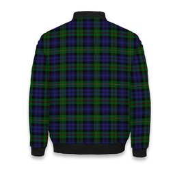 ScotsTee Shop Scottish MacEwen Clans Originaux Crest Tartan Bomber Puffer Jacket