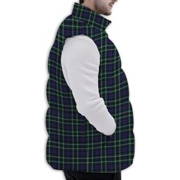 ScotsTee Shop Scottish Allardice Premium Tartan Puffer Vest Winter White Duck Down Vest Sleeveless