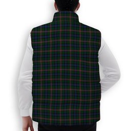 ScotsTee Shop Scottish Allison Premium Tartan Puffer Vest Winter White Duck Down Vest Sleeveless