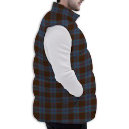 ScotsTee Shop Scottish Anderson MacGregor Hastie 4 Premium Tartan Puffer Vest Winter White Duck Down Vest Sleeveless