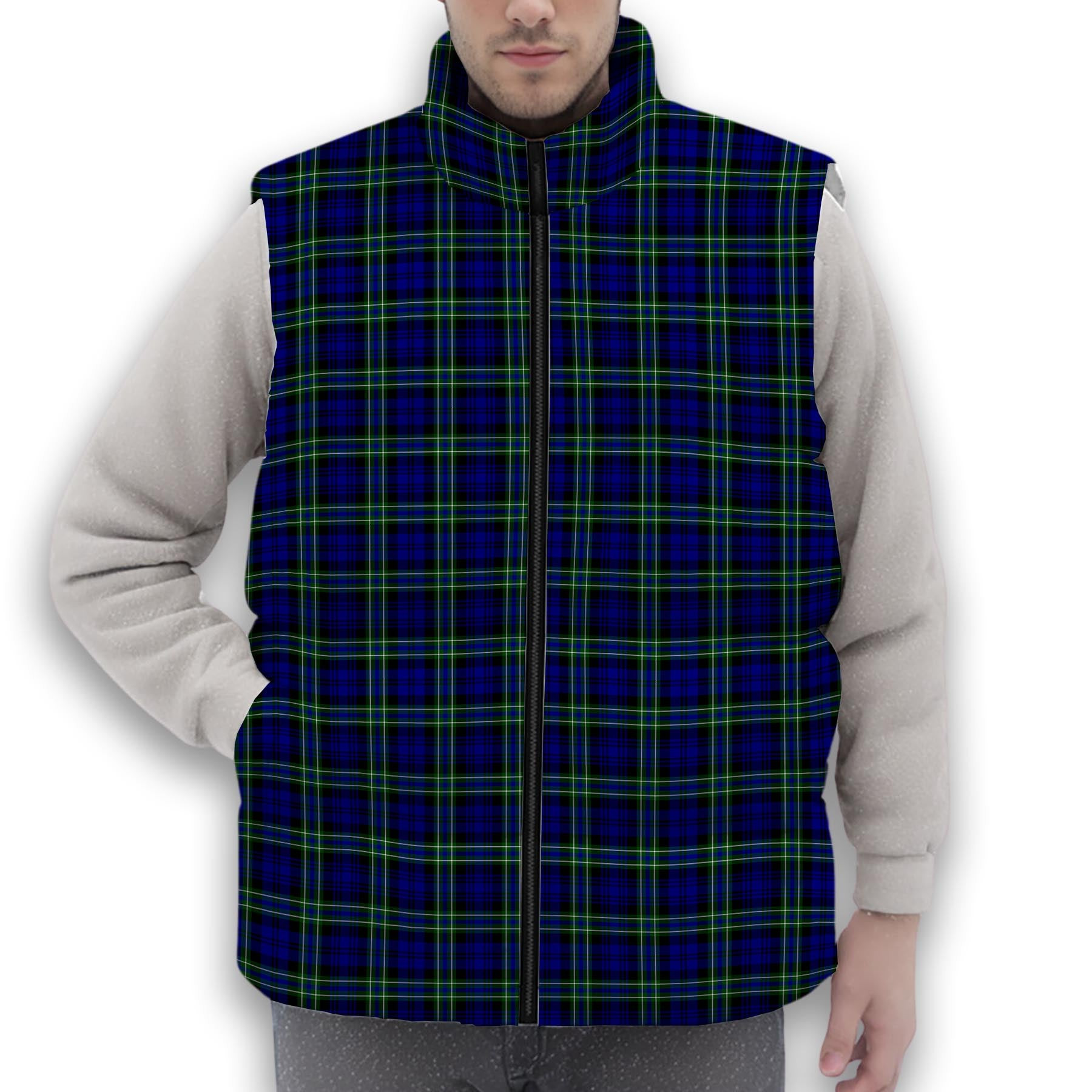 ScotsTee Shop Scottish Arbuthnot Modern Premium Tartan Puffer Vest Winter White Duck Down Vest Sleeveless
