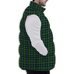 ScotsTee Shop Scottish Baillie Ancient Premium Tartan Puffer Vest Winter White Duck Down Vest Sleeveless