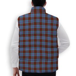 ScotsTee Shop Scottish Anderson Modern Premium Tartan Puffer Vest Winter White Duck Down Vest Sleeveless