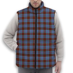 ScotsTee Shop Scottish Anderson Modern Premium Tartan Puffer Vest Winter White Duck Down Vest Sleeveless