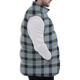 ScotsTee Shop Scottish Baxter of Balgavies Ancient Premium Tartan Puffer Vest Winter White Duck Down Vest Sleeveless