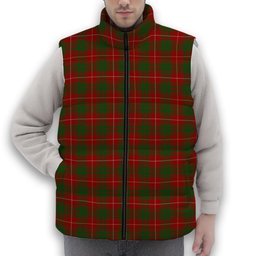ScotsTee Shop Scottish Bruce Vestiarium Premium Tartan Puffer Vest Winter White Duck Down Vest Sleeveless
