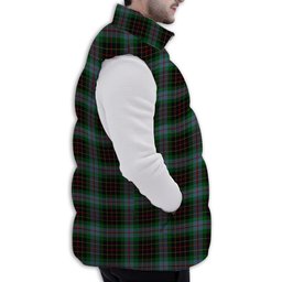 ScotsTee Shop Scottish Brodie Hunting Premium Tartan Puffer Vest Winter White Duck Down Vest Sleeveless