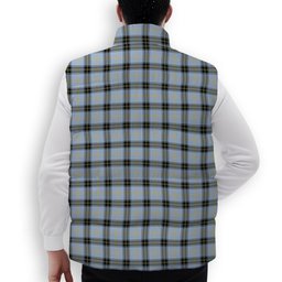 ScotsTee Shop Scottish Bell of the Borders Ancient Premium Tartan Puffer Vest Winter White Duck Down Vest Sleeveless