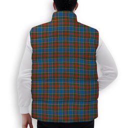 ScotsTee Shop Scottish Bethune Ancient Premium Tartan Puffer Vest Winter White Duck Down Vest Sleeveless