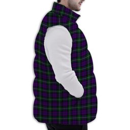 ScotsTee Shop Scottish Baillie Highland Society Premium Tartan Puffer Vest Winter White Duck Down Vest Sleeveless