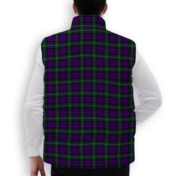 ScotsTee Shop Scottish Baillie Highland Society Premium Tartan Puffer Vest Winter White Duck Down Vest Sleeveless