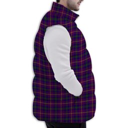 ScotsTee Shop Scottish Bryson 2000 Premium Tartan Puffer Vest Winter White Duck Down Vest Sleeveless