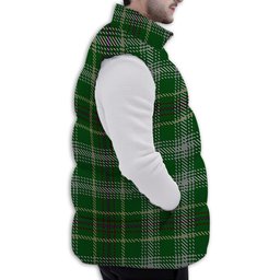 ScotsTee Shop Scottish Bryant Premium Tartan Puffer Vest Winter White Duck Down Vest Sleeveless