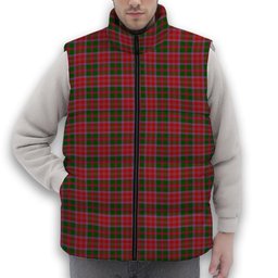 ScotsTee Shop Scottish Blackford Premium Tartan Puffer Vest Winter White Duck Down Vest Sleeveless