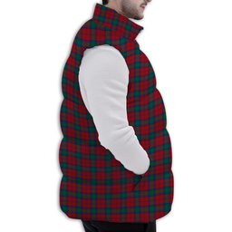 ScotsTee Shop Scottish Byses Premium Tartan Puffer Vest Winter White Duck Down Vest Sleeveless