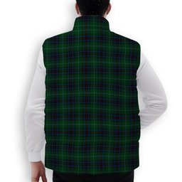 ScotsTee Shop Scottish Cash MacTavish Premium Tartan Puffer Vest Winter White Duck Down Vest Sleeveless