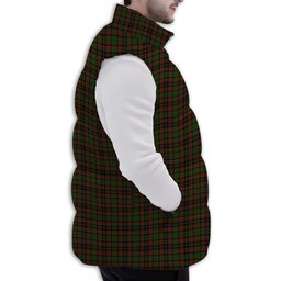 ScotsTee Shop Scottish Cumming Hunting Premium Tartan Puffer Vest Winter White Duck Down Vest Sleeveless