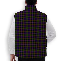 ScotsTee Shop Scottish Chalmers Premium Tartan Puffer Vest Winter White Duck Down Vest Sleeveless