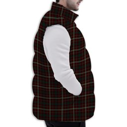 ScotsTee Shop Scottish Clifford Premium Tartan Puffer Vest Winter White Duck Down Vest Sleeveless