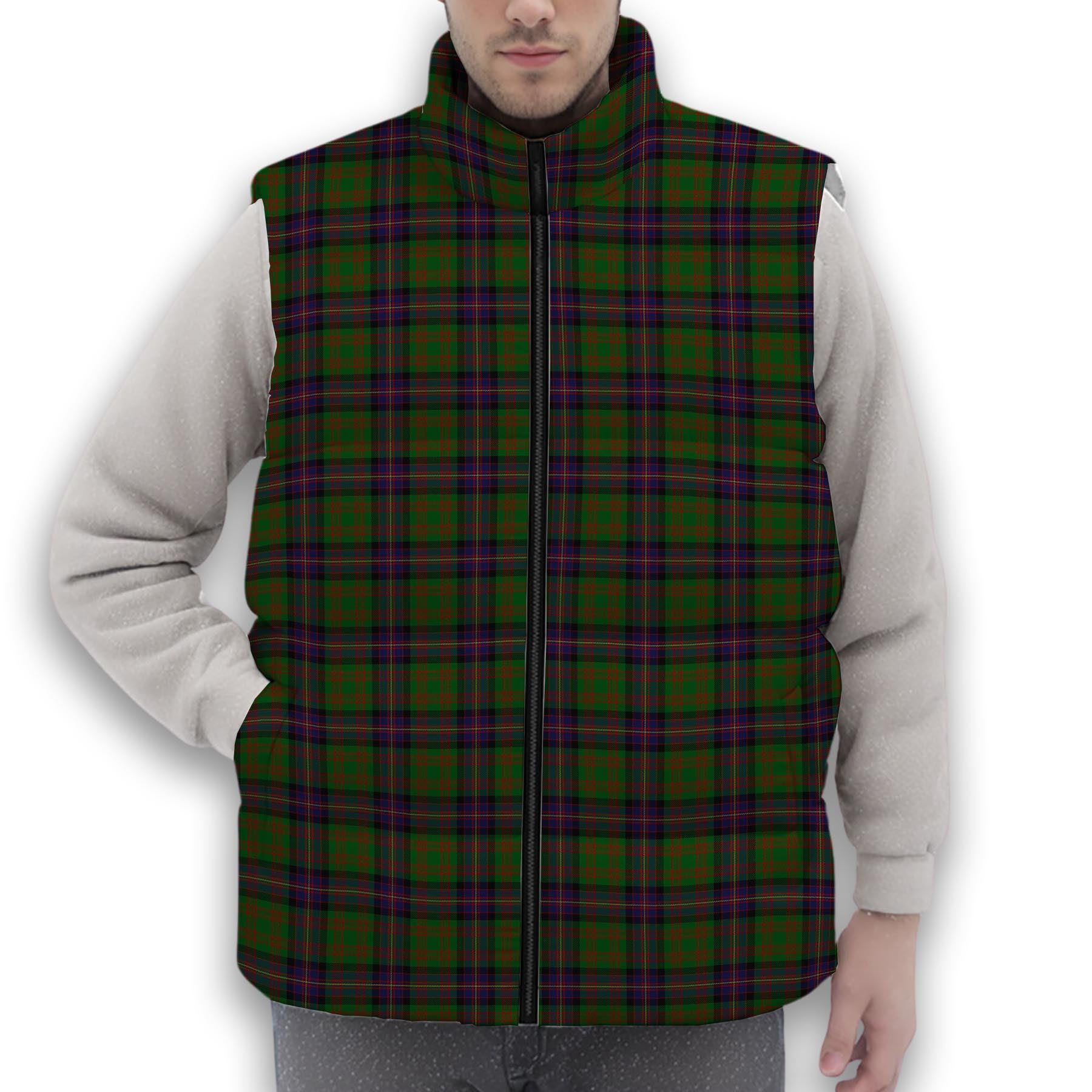 ScotsTee Shop Scottish Cochrane Premium Tartan Puffer Vest Winter White Duck Down Vest Sleeveless