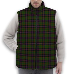 ScotsTee Shop Scottish Cochrane Premium Tartan Puffer Vest Winter White Duck Down Vest Sleeveless