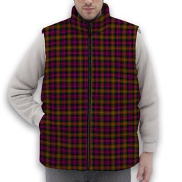 ScotsTee Shop Scottish Carnegie Modern Premium Tartan Puffer Vest Winter White Duck Down Vest Sleeveless
