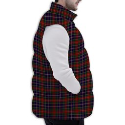 ScotsTee Shop Scottish Crosser Premium Tartan Puffer Vest Winter White Duck Down Vest Sleeveless