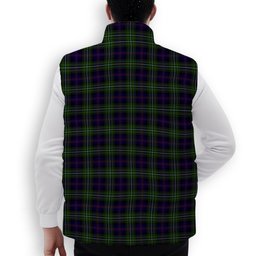 ScotsTee Shop Scottish Clark of Ulva Premium Tartan Puffer Vest Winter White Duck Down Vest Sleeveless