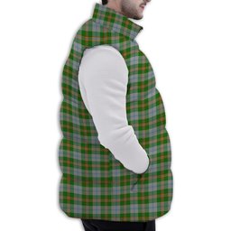 ScotsTee Shop Scottish Couper Dress Dalgleish 2 Premium Tartan Puffer Vest Winter White Duck Down Vest Sleeveless