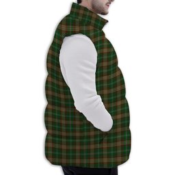 ScotsTee Shop Scottish Corcoran of Sherbrooke Premium Tartan Puffer Vest Winter White Duck Down Vest Sleeveless