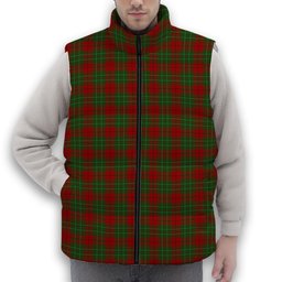 ScotsTee Shop Scottish Cumming 1850 2 Premium Tartan Puffer Vest Winter White Duck Down Vest Sleeveless