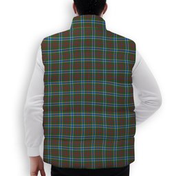 ScotsTee Shop Scottish Currie of Arran Modern Clan Premium Tartan Puffer Vest Winter White Duck Down Vest Sleeveless