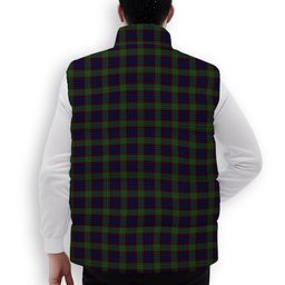ScotsTee Shop Scottish Cunningham Hunting Premium Tartan Puffer Vest Winter White Duck Down Vest Sleeveless