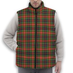 ScotsTee Shop Scottish Christie Ancient Premium Tartan Puffer Vest Winter White Duck Down Vest Sleeveless