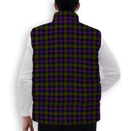 ScotsTee Shop Scottish Cameron of Erracht Modern Premium Tartan Puffer Vest Winter White Duck Down Vest Sleeveless