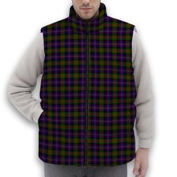 ScotsTee Shop Scottish Cameron of Erracht Modern Premium Tartan Puffer Vest Winter White Duck Down Vest Sleeveless