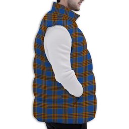 ScotsTee Shop Scottish Carlisle Ancient Premium Tartan Puffer Vest Winter White Duck Down Vest Sleeveless