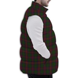 ScotsTee Shop Scottish Cairns Premium Tartan Puffer Vest Winter White Duck Down Vest Sleeveless